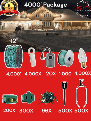 C9 Commercial Elite Bulbs 4000' Contractor Pro Package